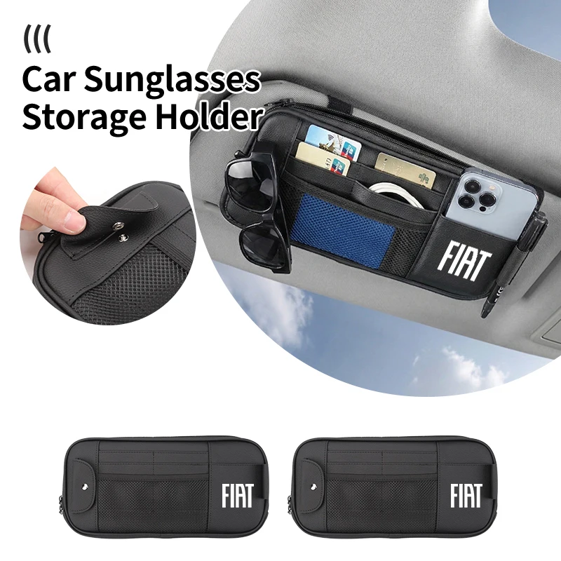 Car Sun Visor Organizer Sunglasses Holder Card Clip Bag Accessories For 500 Grande Punto Tipo Stilo UNO Astra Bravo Panda
Car Sun Visor Organizer Sunglasses Holder Card Clip Bag Accessories For 500 Grande Punto Tipo Stilo UNO Astra Bravo Panda