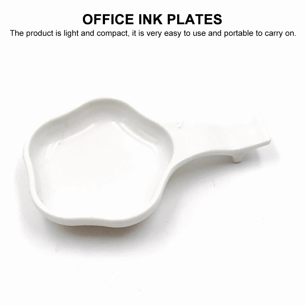 40pcs Plum Blossom Shape Ink Dish Calligraphy Office Decoration Durable Plastic Ink Plate Portable Light Compact Easy Clean
40pcs Plum Blossom Shape Ink Dish Calligraphy Office Decoration Durable Plastic Ink Plate Portable Light Compact Easy Clean