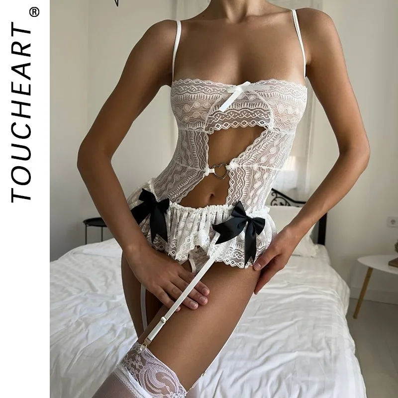 Toucheart Erotic Pajamas Sexy See-through Three Point Type Hollowout Uniform Seductive Game Role Playing Pure Desire Hot Pajamas
Toucheart Erotic Pajamas Sexy See-through Three Point Type Hollowout Uniform Seductive Game Role Playing Pure Desire Hot Pajamas