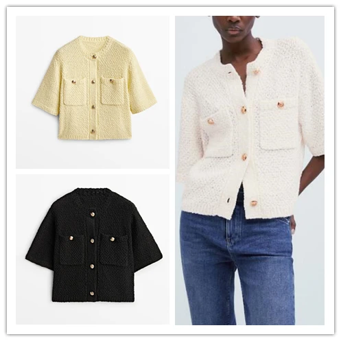 Casual Knitted ort Sve Open Cardigan Faion Outerwear Top with ket Autumn New Arrival Street Sle Pure Color TR B...
Casual Knitted ort Sve Open Cardigan Faion Outerwear Top with ket Autumn New Arrival Street Sle Pure Color TR B...