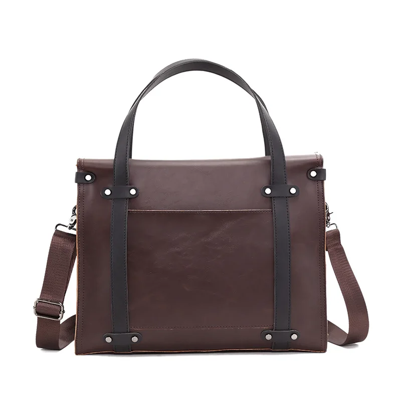 GOYN Leather Briefcase for Men 14 inch Laptop Bag Vintage Messenger Shoulder Crossbody Satchel Bag for Office Business Travel
GOYN Leather Briefcase for Men 14 inch Laptop Bag Vintage Messenger Shoulder Crossbody Satchel Bag for Office Business Travel