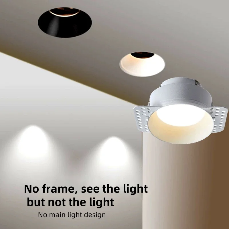 LED pre-buried downlight embedded minimalist anti-glare living room bedroom ceiling ultra-thin frameless no main light
LED pre-buried downlight embedded minimalist anti-glare living room bedroom ceiling ultra-thin frameless no main light
