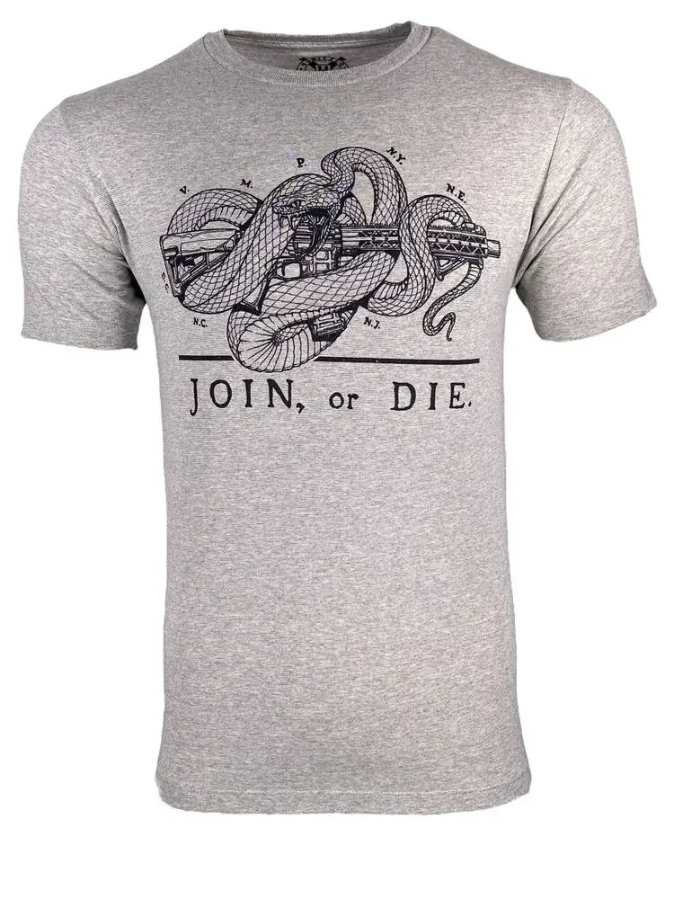 Join or Die Military Grunt T-Shirt 100% Cotton O-Neck Summer Short Sleeve Casual Mens T-shirt Size S-3XL
Join or Die Military Grunt T-Shirt 100% Cotton O-Neck Summer Short Sleeve Casual Mens T-shirt Size S-3XL