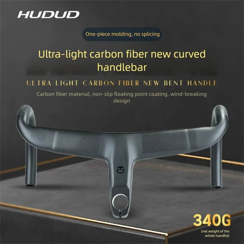 HUDUD W09 Arc Road Bike Full Carbon Fiber Ultra-Light T800 Aerodynamic Internal Cable Routing Integrated Handlebar 360g
HUDUD W09 Arc Road Bike Full Carbon Fiber Ultra-Light T800 Aerodynamic Internal Cable Routing Integrated Handlebar 360g