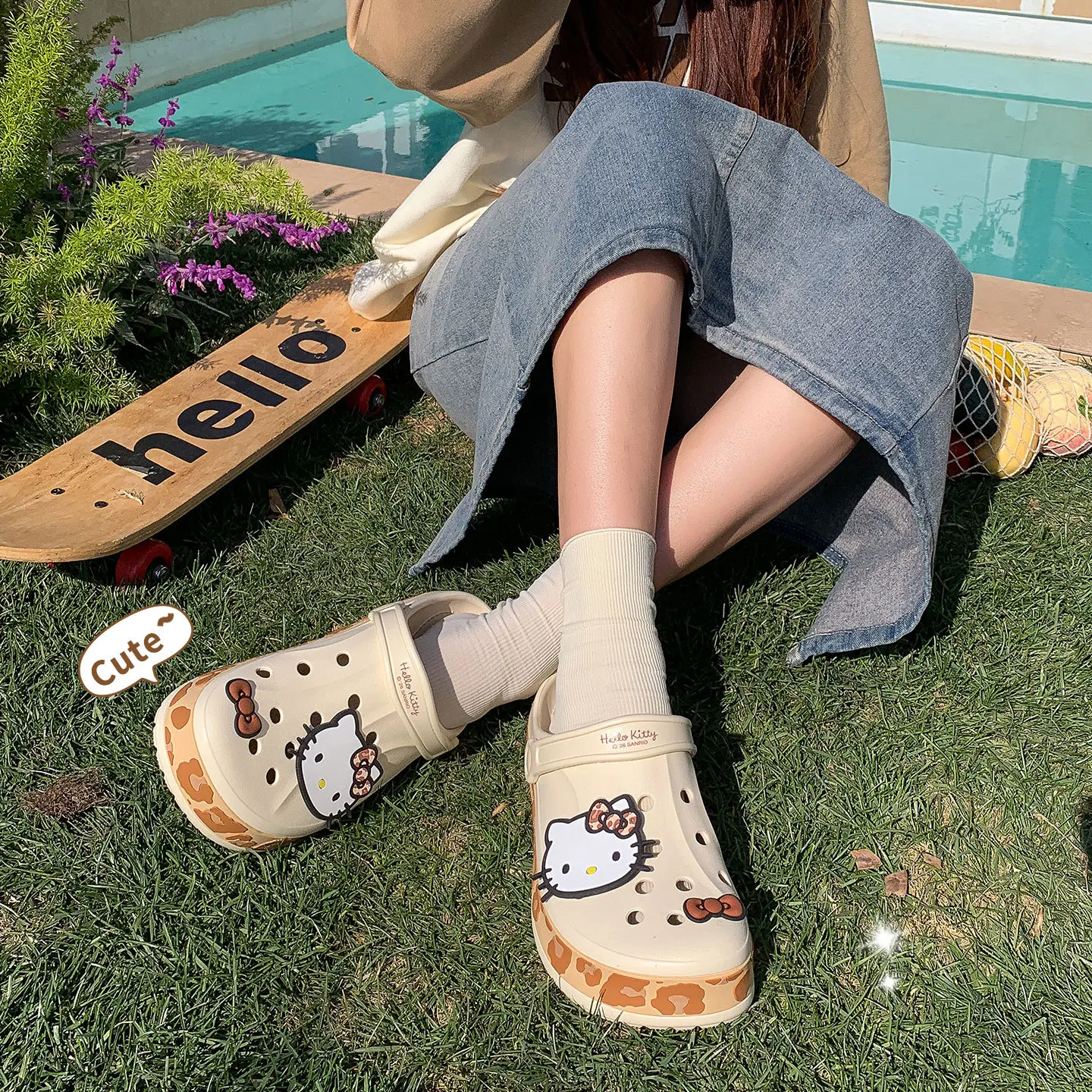 2026 New Sanrios Hello Kitty Women's Cool Slippers Slippers Beach Anti-Skid Eva Comfort Baotou Outdoor Cute Women House Slippers
2026 New Sanrios Hello Kitty Women's Cool Slippers Slippers Beach Anti-Skid Eva Comfort Baotou Outdoor Cute Women House Slippers