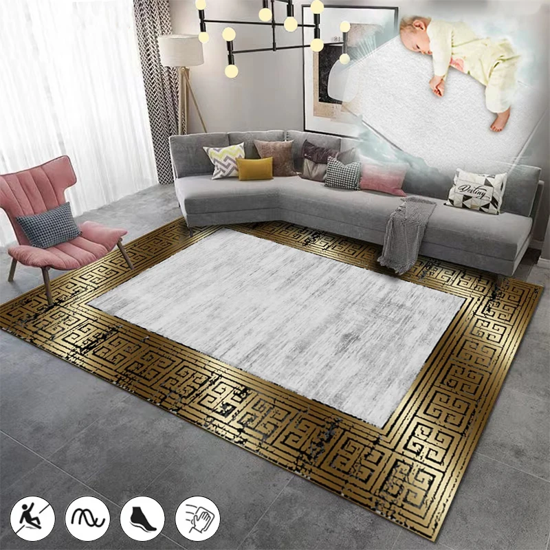 Modern Luxury Large Living Room Carpets Household Bedroom Carpet Aesthetics Bed Tail Rugs Lounge Sofas Coffee Table Area Mats
Modern Luxury Large Living Room Carpets Household Bedroom Carpet Aesthetics Bed Tail Rugs Lounge Sofas Coffee Table Area Mats