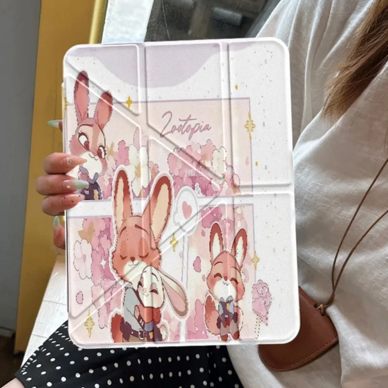 Disney Zootopia Cartoon Tablet Cover For iPad Mini 4 5 6 7 iPad 5/6/Air1/2 9.7 7/8/9 10.2 Air3/Pro 10.5in With Pencil Slot Cover
Disney Zootopia Cartoon Tablet Cover For iPad Mini 4 5 6 7 iPad 5/6/Air1/2 9.7 7/8/9 10.2 Air3/Pro 10.5in With Pencil Slot Cover