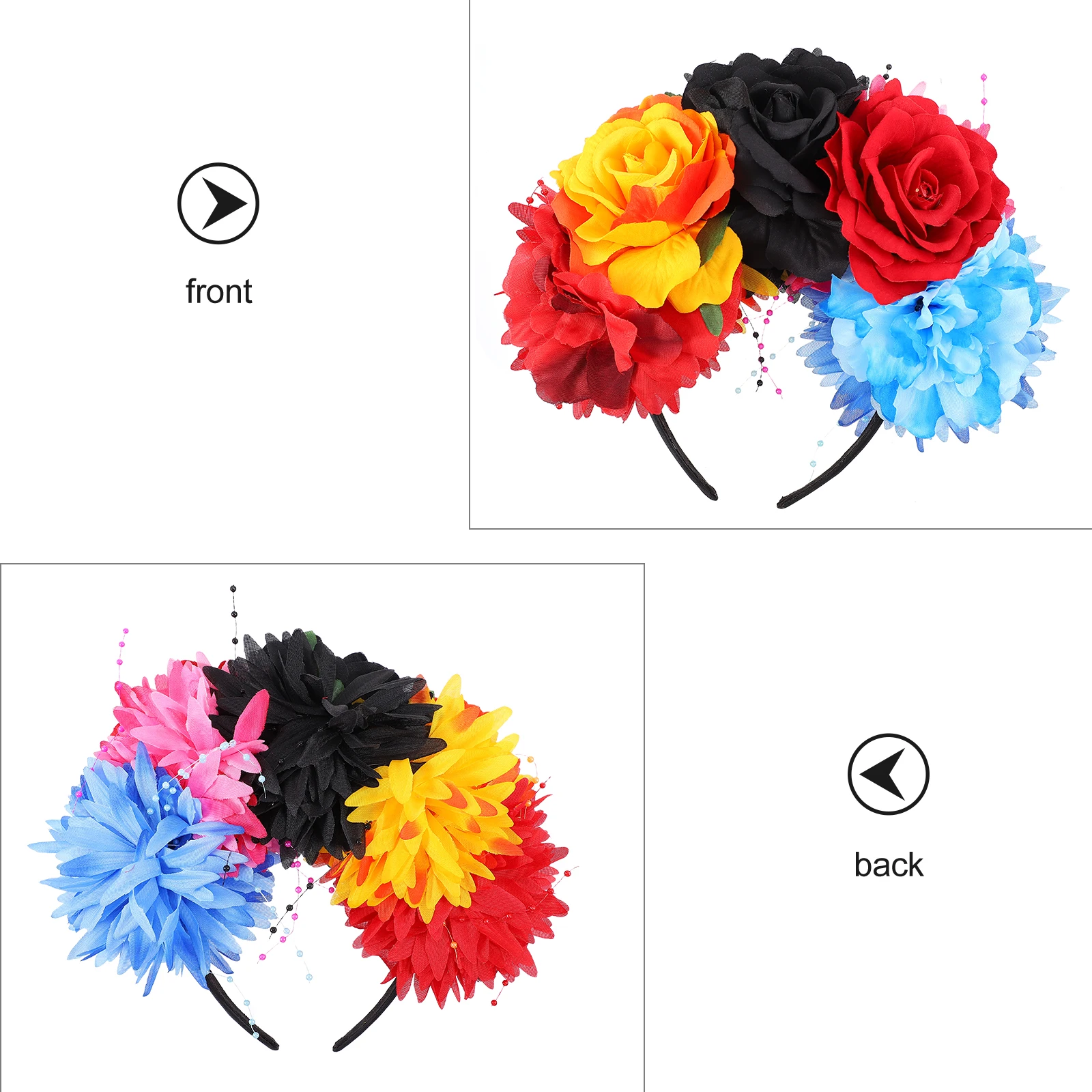 Тканевая повязка на голову с цветочной короной, черная металлическая водонепроницаемая прочная повязка для волос с цветочным принтом для женщин, вечерние, свадебные, праздничные, для беременных
Тканевая повязка на голову с цветочной короной, черная металлическая водонепроницаемая прочная повязка для волос с цветочным принтом для женщин, вечерние, свадебные, праздничные, для беременных