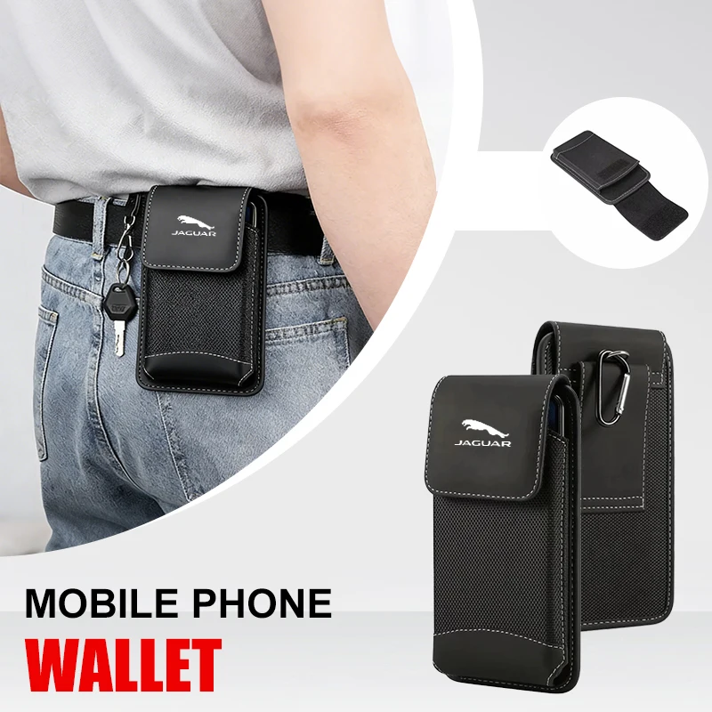 Nylon Cell Phone Belt Clip Holster Pouch Buckle Wallet Card Holder Case Cover For Jaguar XF XJ XE XK S-Type F-Type Accessories
Nylon Cell Phone Belt Clip Holster Pouch Buckle Wallet Card Holder Case Cover For Jaguar XF XJ XE XK S-Type F-Type Accessories