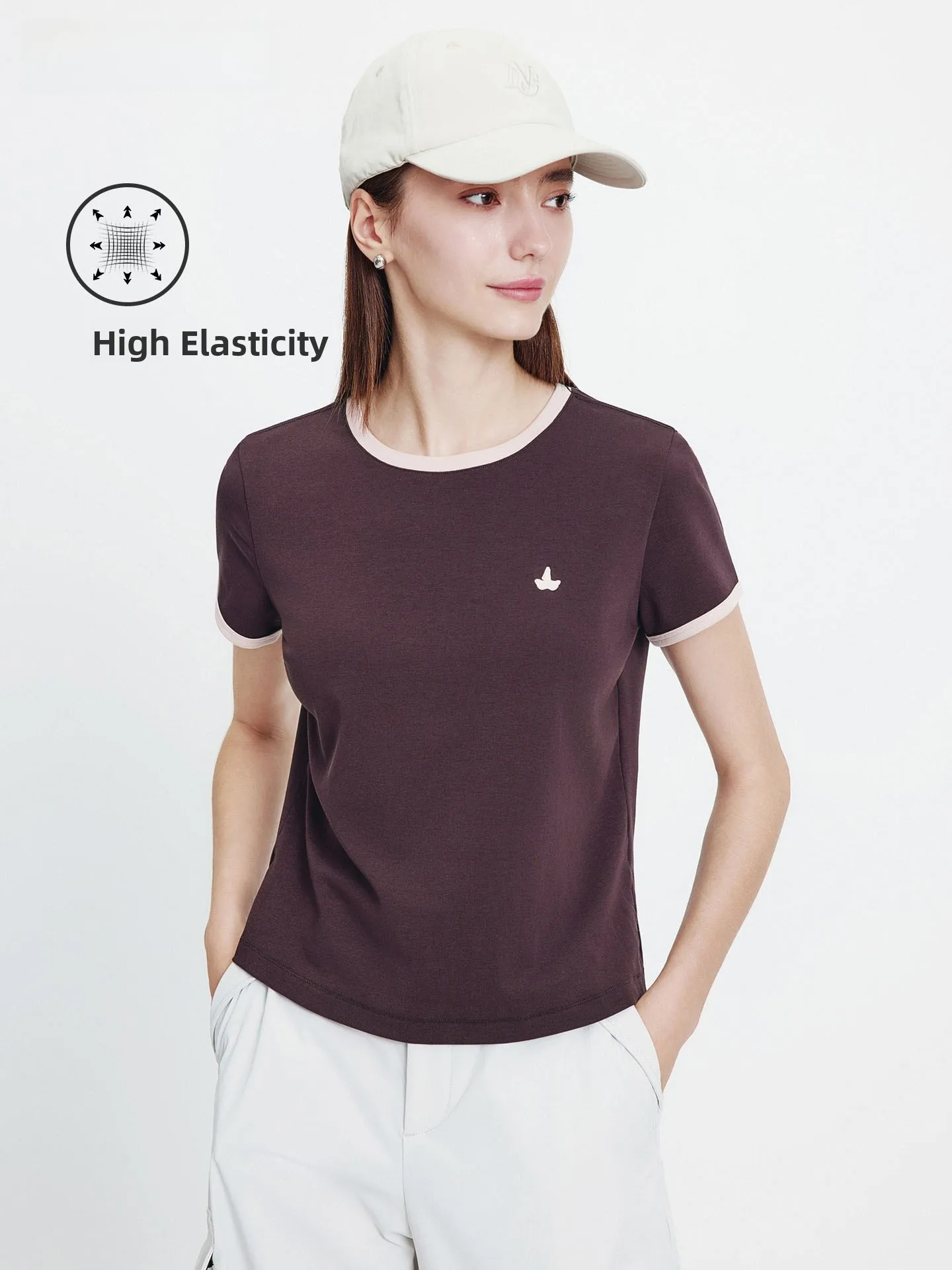 Navigare Slim Fit round Ne ort Sve T-irt Breathable Ladies Summer Top Outdoor Sle Cotton Lyocell Spandex Blend
Navigare Slim Fit round Ne ort Sve T-irt Breathable Ladies Summer Top Outdoor Sle Cotton Lyocell Spandex Blend
