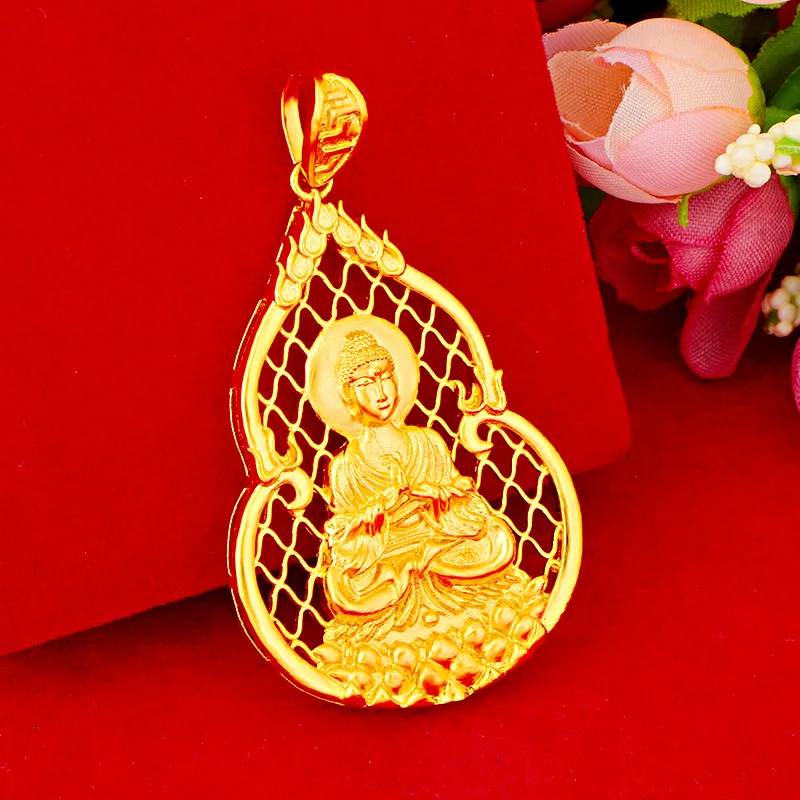 Pure Gold Hollow Flame Maitreya с изображением Будды и Гуаньинь Мужская подвеска золотой кулон, украшения
Pure Gold Hollow Flame Maitreya с изображением Будды и Гуаньинь Мужская подвеска золотой кулон, украшения