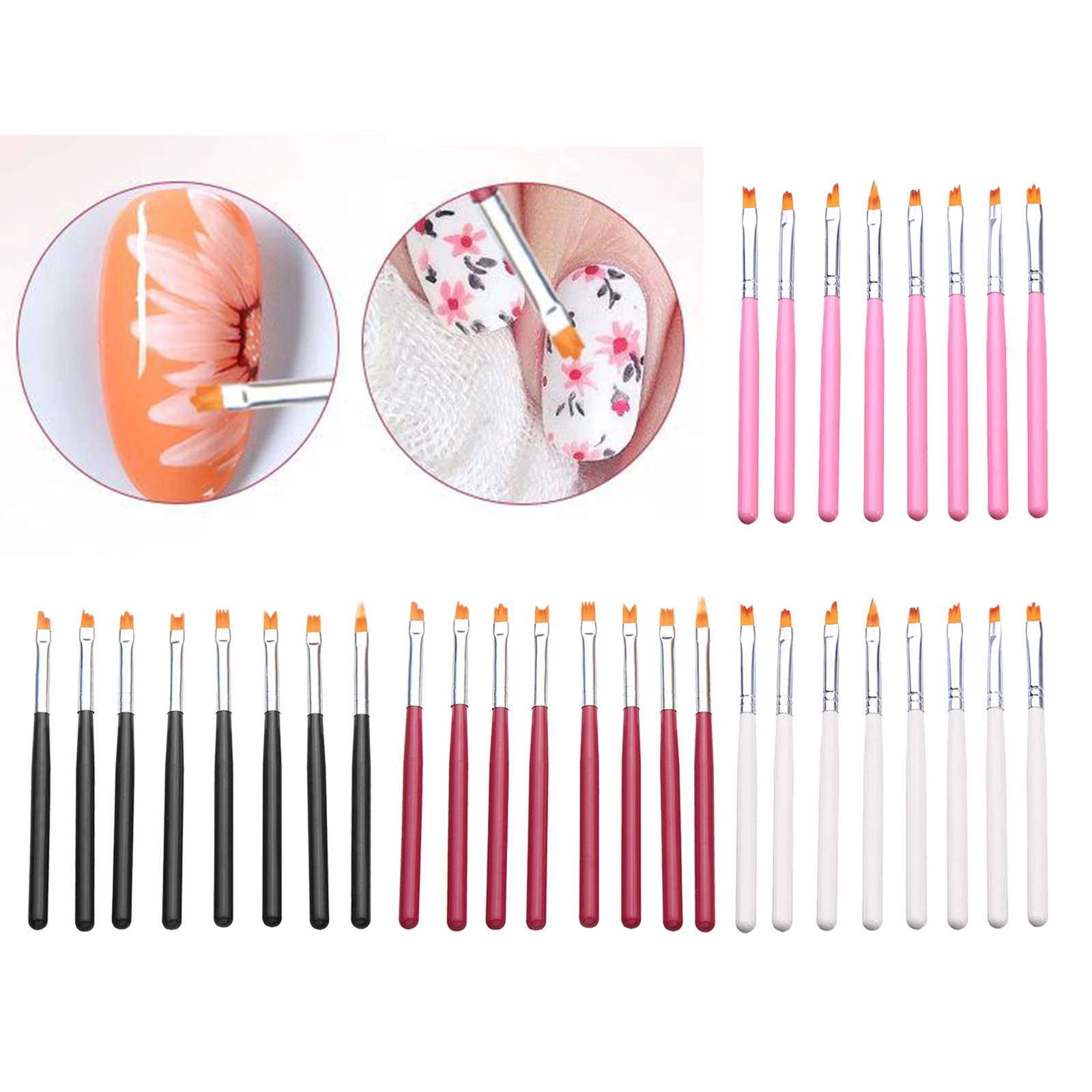 Professional Salon 8 Painting DIY Flower Drawing Manicure Polish Brush Various Shapes Tool for Girls
Professional Salon 8 Painting DIY Flower Drawing Manicure Polish Brush Various Shapes Tool for Girls