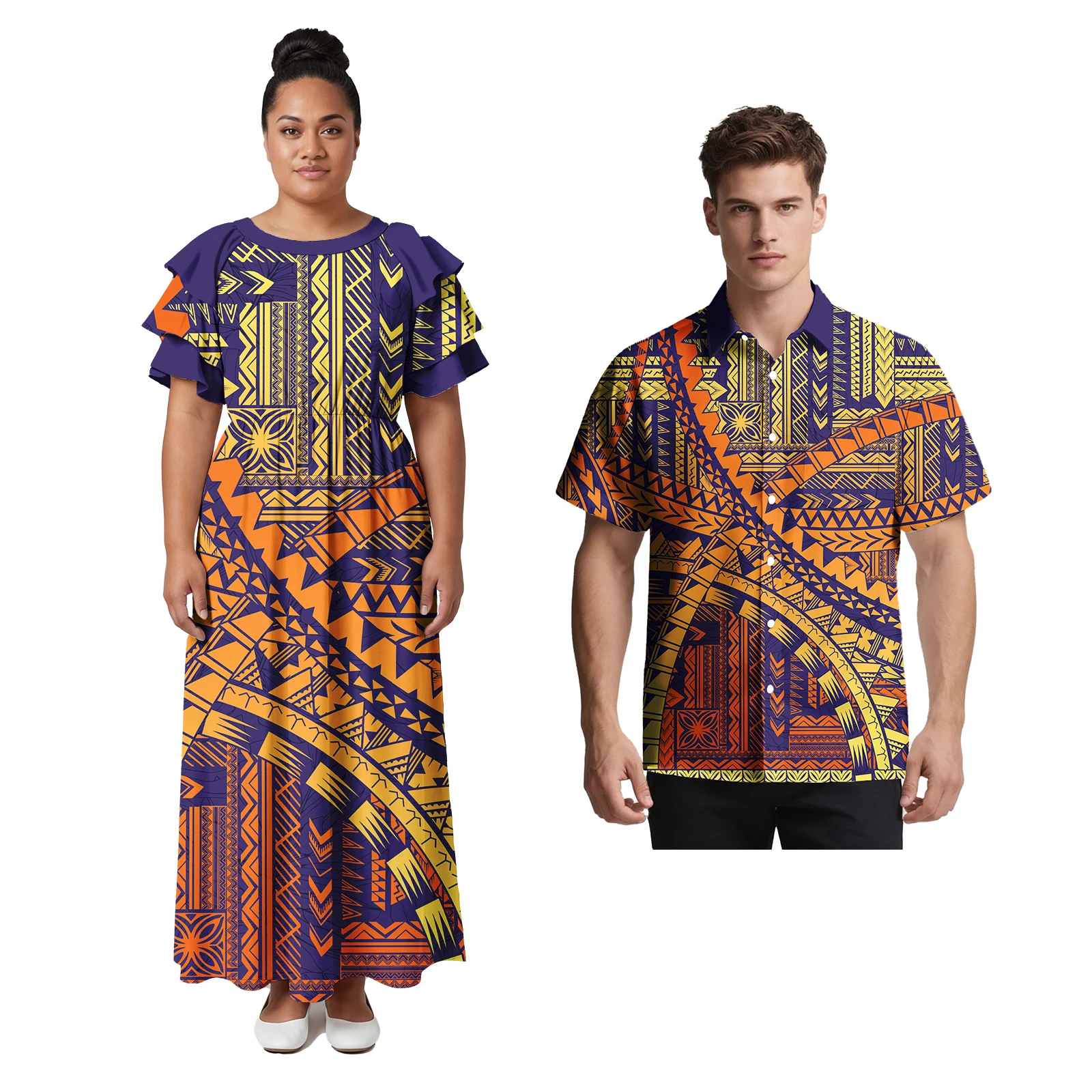Match His-and-Hers Clothes Cozy Hawaiian Dress for Women Samoan Men Short Sleeve Shirts Polynesian Plus Size Beach Couple of Set
Match His-and-Hers Clothes Cozy Hawaiian Dress for Women Samoan Men Short Sleeve Shirts Polynesian Plus Size Beach Couple of Set