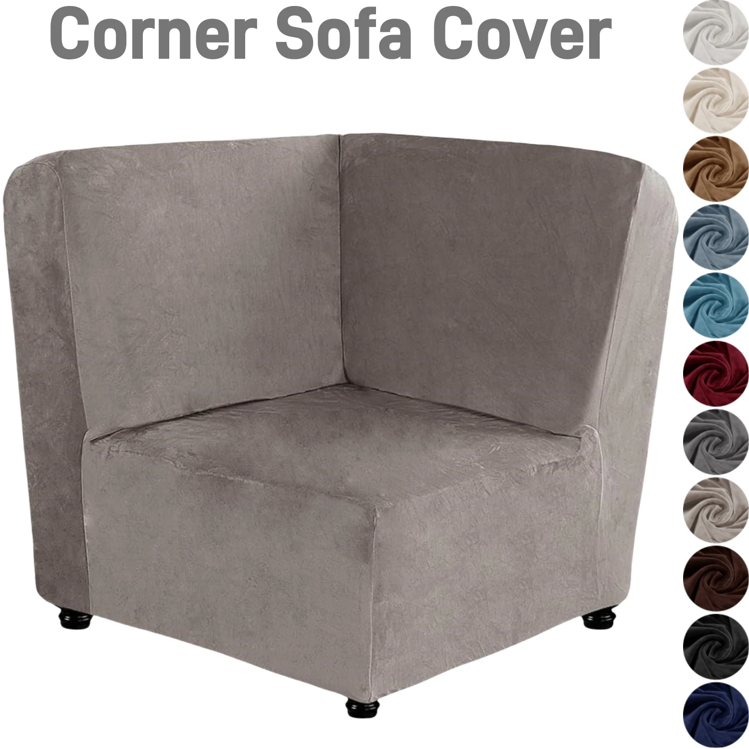1 Piece Velvet Corner Couch Cover Stretch Soft Corner Couch Slip cover for L-Shape 5/7 Seater Sofa Sectional Sofa
1 Piece Velvet Corner Couch Cover Stretch Soft Corner Couch Slip cover for L-Shape 5/7 Seater Sofa Sectional Sofa