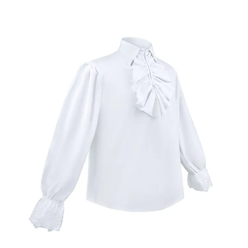 Medieval Halloween Renaissance Steam Punk Lace Trimmed Collar Cos Shirt Women's Ethnic Costume Stage Wear
Medieval Halloween Renaissance Steam Punk Lace Trimmed Collar Cos Shirt Women's Ethnic Costume Stage Wear