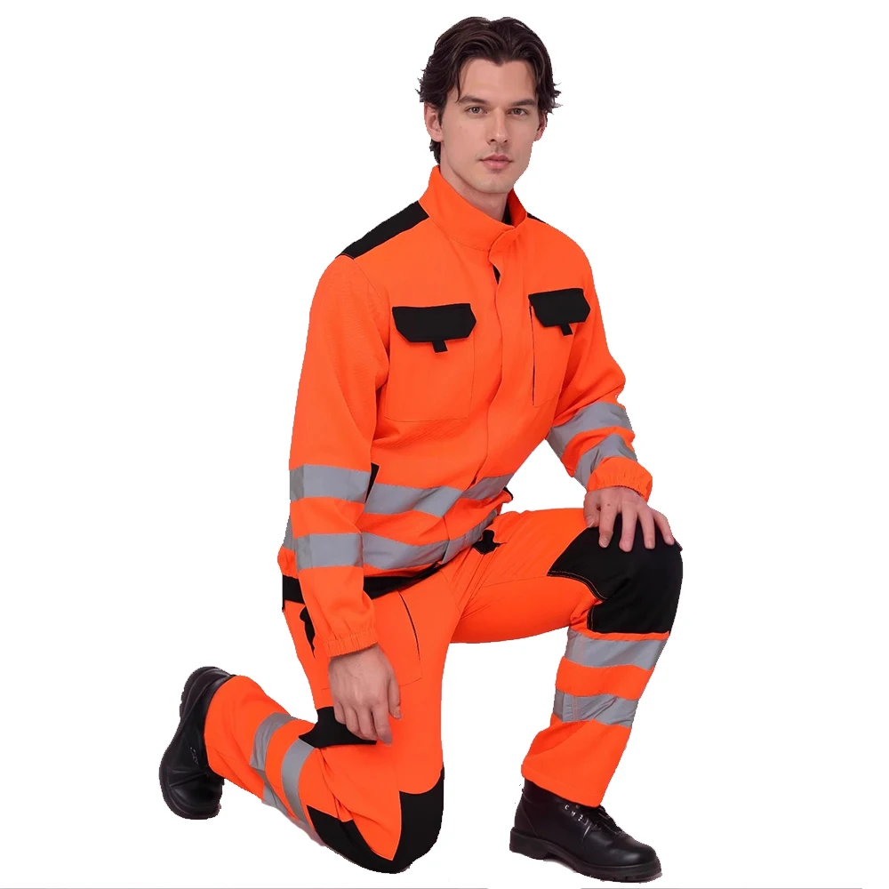 Men's Work Protective Clothing Suit Road Construction Workwear Jacket and Pants Set Labor Protective Clothes
Men's Work Protective Clothing Suit Road Construction Workwear Jacket and Pants Set Labor Protective Clothes