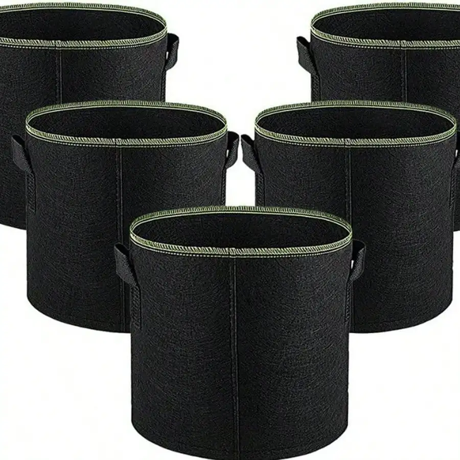 1-10PCS Non-Woven Grow Bags Aeration Fabric Pots with Handles Flower Pot Vegetable/Flower/Plant Grow Bags 3/5/7/10/15/20 Gallon
1-10PCS Non-Woven Grow Bags Aeration Fabric Pots with Handles Flower Pot Vegetable/Flower/Plant Grow Bags 3/5/7/10/15/20 Gallon
