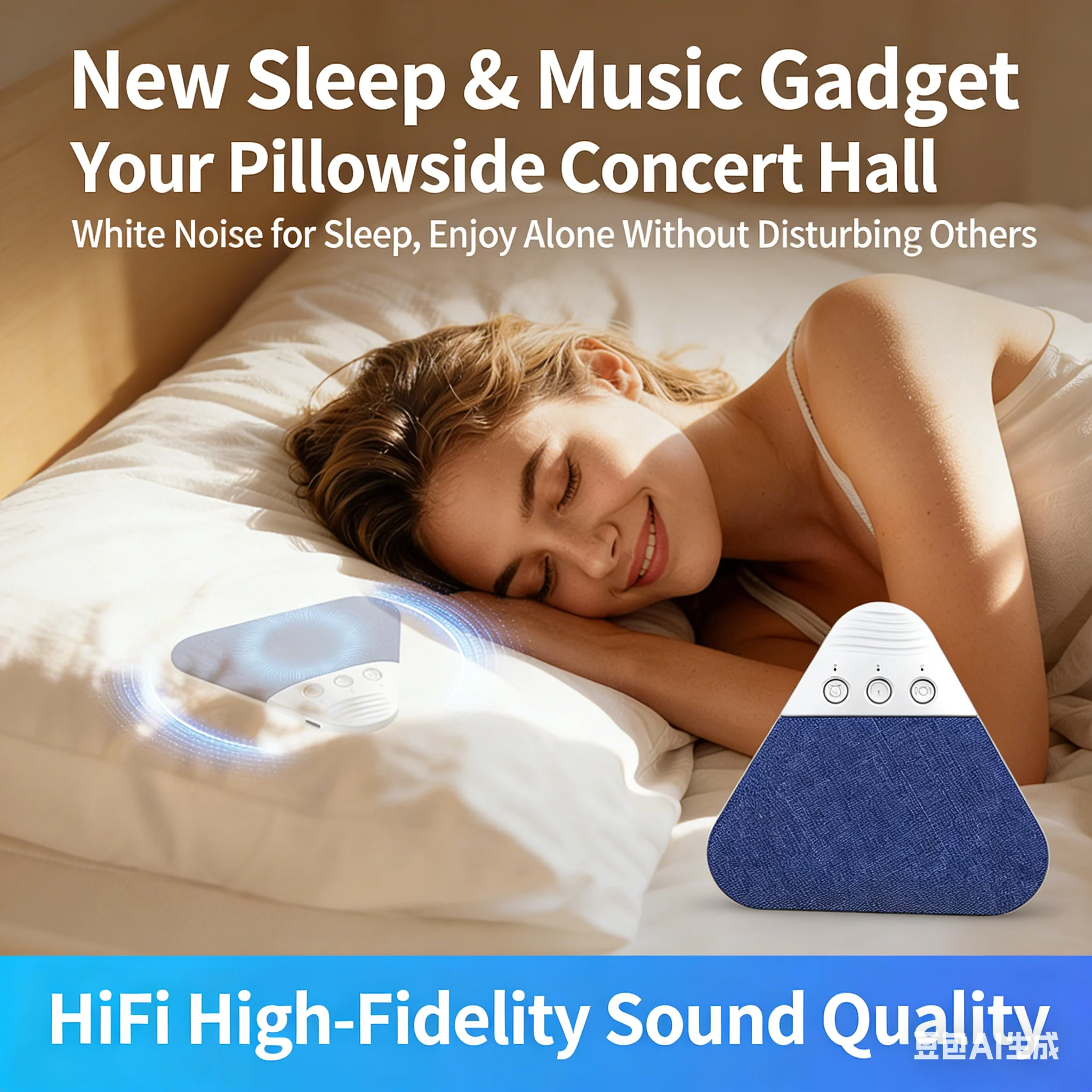 NEW Bedroom Pillow Speaker Bluetooth 5.4, Under Pillow Sound Machine With White Noise, 30/60/90 Min Timers, HiFi Stereo Sound
NEW Bedroom Pillow Speaker Bluetooth 5.4, Under Pillow Sound Machine With White Noise, 30/60/90 Min Timers, HiFi Stereo Sound
