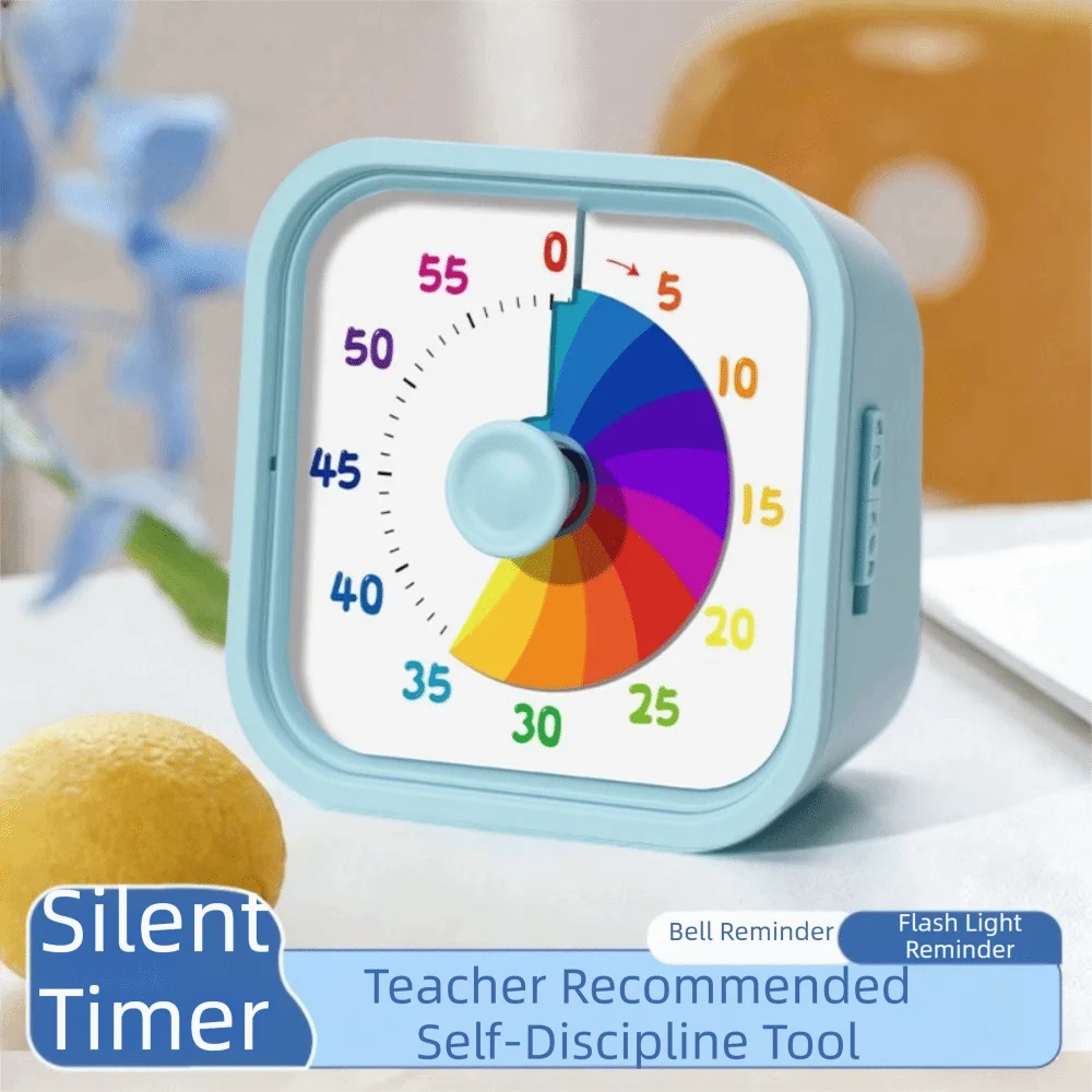 60 Minutes Visual Timer Visualization Self-discipline Countdown Timer Square Silent Kitchen Cooking Timer Kitchen Cooking
60 Minutes Visual Timer Visualization Self-discipline Countdown Timer Square Silent Kitchen Cooking Timer Kitchen Cooking
