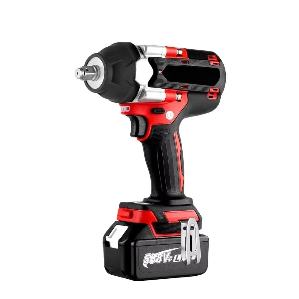 1000N.m Brushless Electric Impact Wrench 1/2 Inch 3 Gears Cordless Rechargeable Power Tools for Makit*a 18V Battery 
1000N.m Brushless Electric Impact Wrench 1/2 Inch 3 Gears Cordless Rechargeable Power Tools for Makit*a 18V Battery