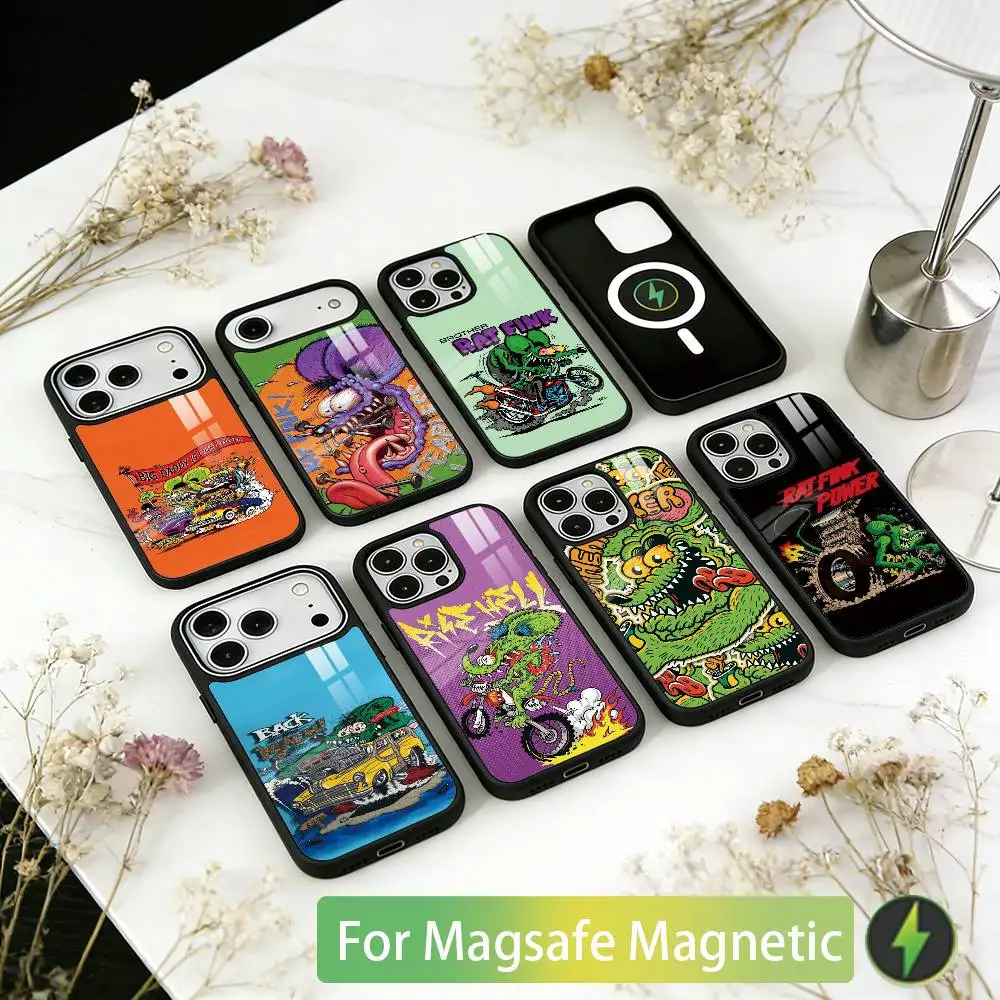 R-Rat F-Fink A-Art Phone Case For iPhone17,16,15,14,13,12,11 Plus,Pro Magnetic For Magsafe Wireless Charging
R-Rat F-Fink A-Art Phone Case For iPhone17,16,15,14,13,12,11 Plus,Pro Magnetic For Magsafe Wireless Charging