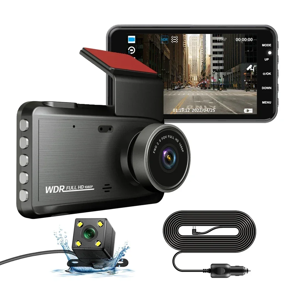 1080P Recording Camera 4.0inch Video Recorder Night Vision Front Car G-Sensor Rear View Car 170 Wide-angle Dash Cam Cars
1080P Recording Camera 4.0inch Video Recorder Night Vision Front Car G-Sensor Rear View Car 170 Wide-angle Dash Cam Cars