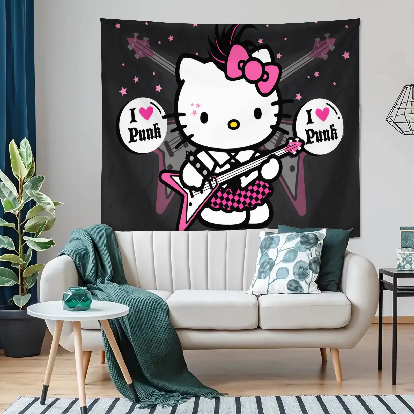 Holle Kitty Cute Room Decor Tapestry Home Bedroom Anime Hanging Birthday Party Room Bedroom Background Cloth Sofa Tapestries
Holle Kitty Cute Room Decor Tapestry Home Bedroom Anime Hanging Birthday Party Room Bedroom Background Cloth Sofa Tapestries