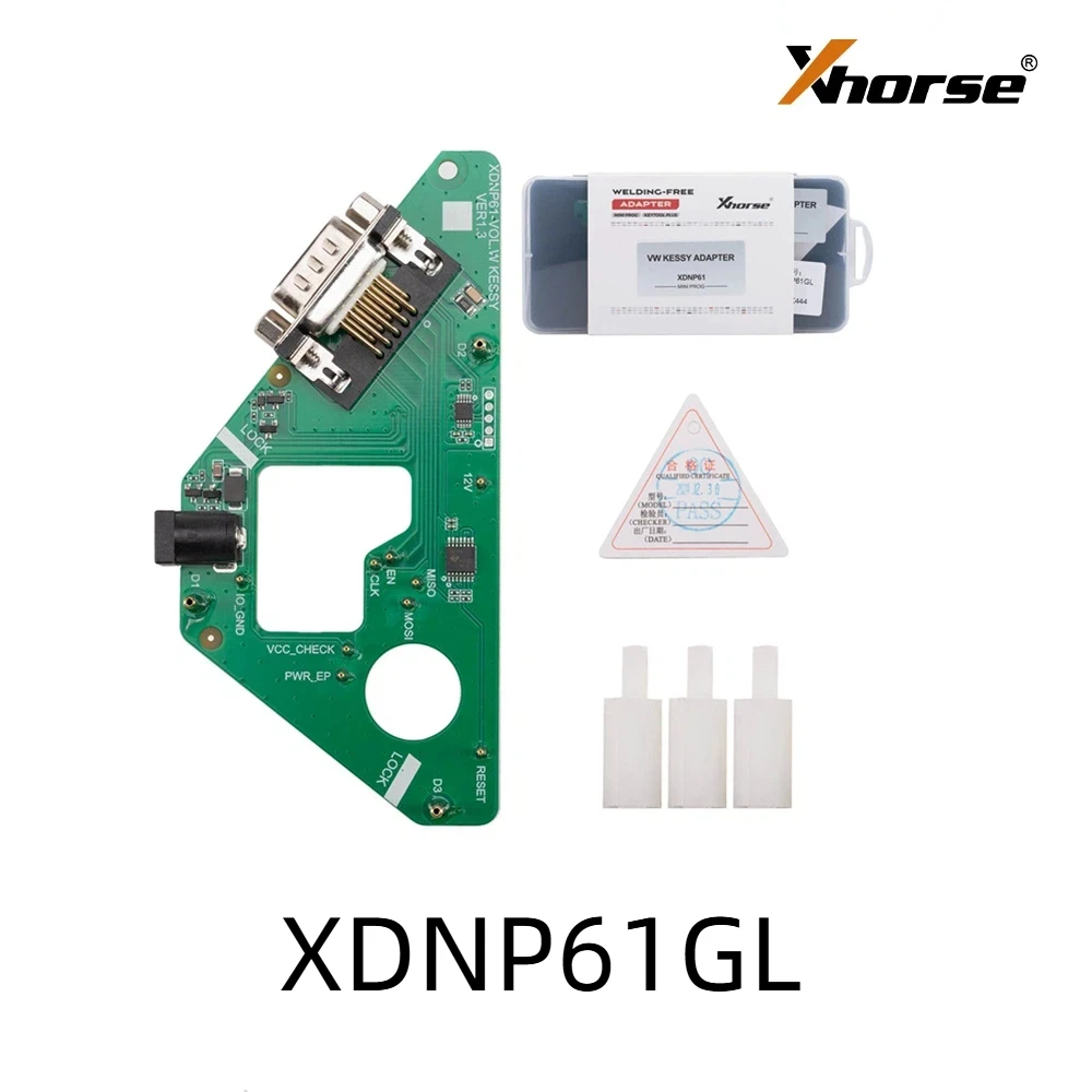 Xhorse XDNP61GL Solder Free Adapter For VW KESSY Work With Multi Prog / Key Tool Plus
Xhorse XDNP61GL Solder Free Adapter For VW KESSY Work With Multi Prog / Key Tool Plus