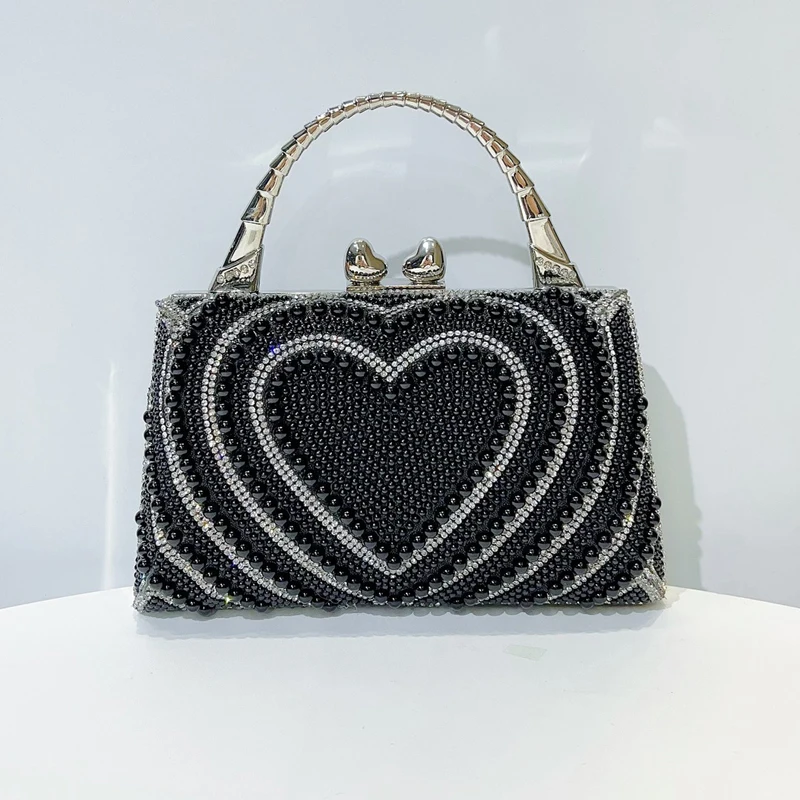 New Pearl Dinner Bag V-shaped Diamond Wedding Banquet Flap Box Chain Bag Evening Dress Women
New Pearl Dinner Bag V-shaped Diamond Wedding Banquet Flap Box Chain Bag Evening Dress Women