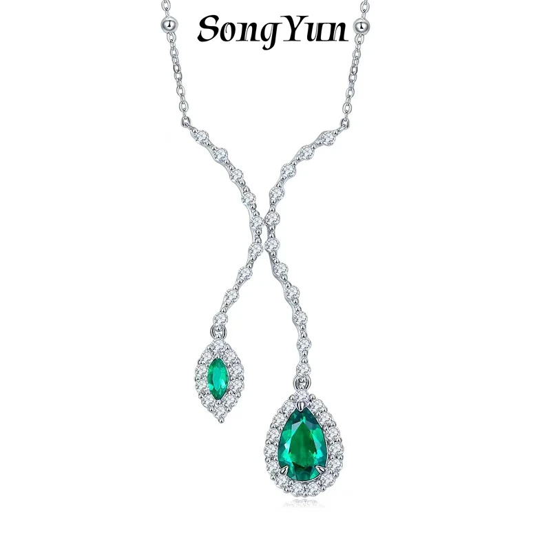SongYun Jewelry 925 Sterling Silver Necklace HCD Diamond Designer High Carbon Diamond 925 Sterling Silver Pendants Accessories
SongYun Jewelry 925 Sterling Silver Necklace HCD Diamond Designer High Carbon Diamond 925 Sterling Silver Pendants Accessories
