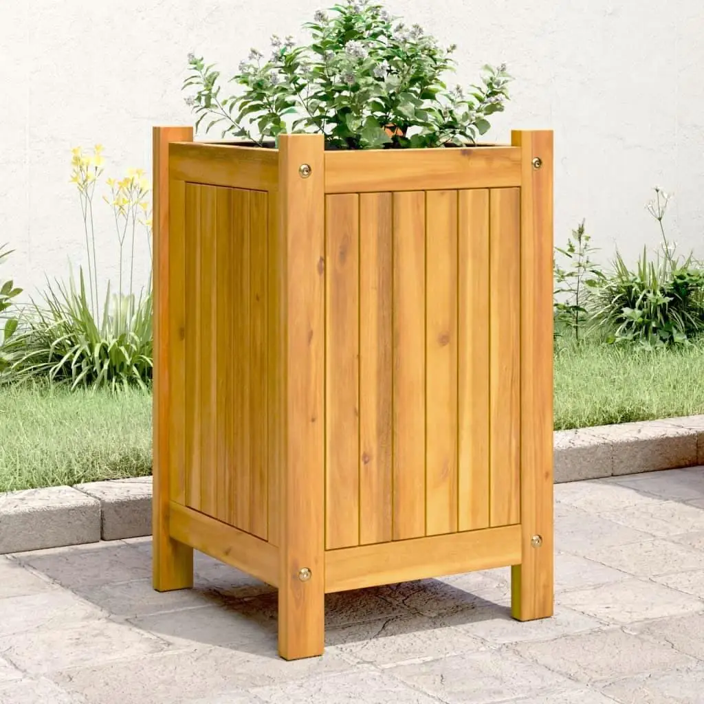 Natural Acacia Wood Garden Planter Box for Flowers Herbs Vegetables Outdoor Indoor Decoration
Natural Acacia Wood Garden Planter Box for Flowers Herbs Vegetables Outdoor Indoor Decoration