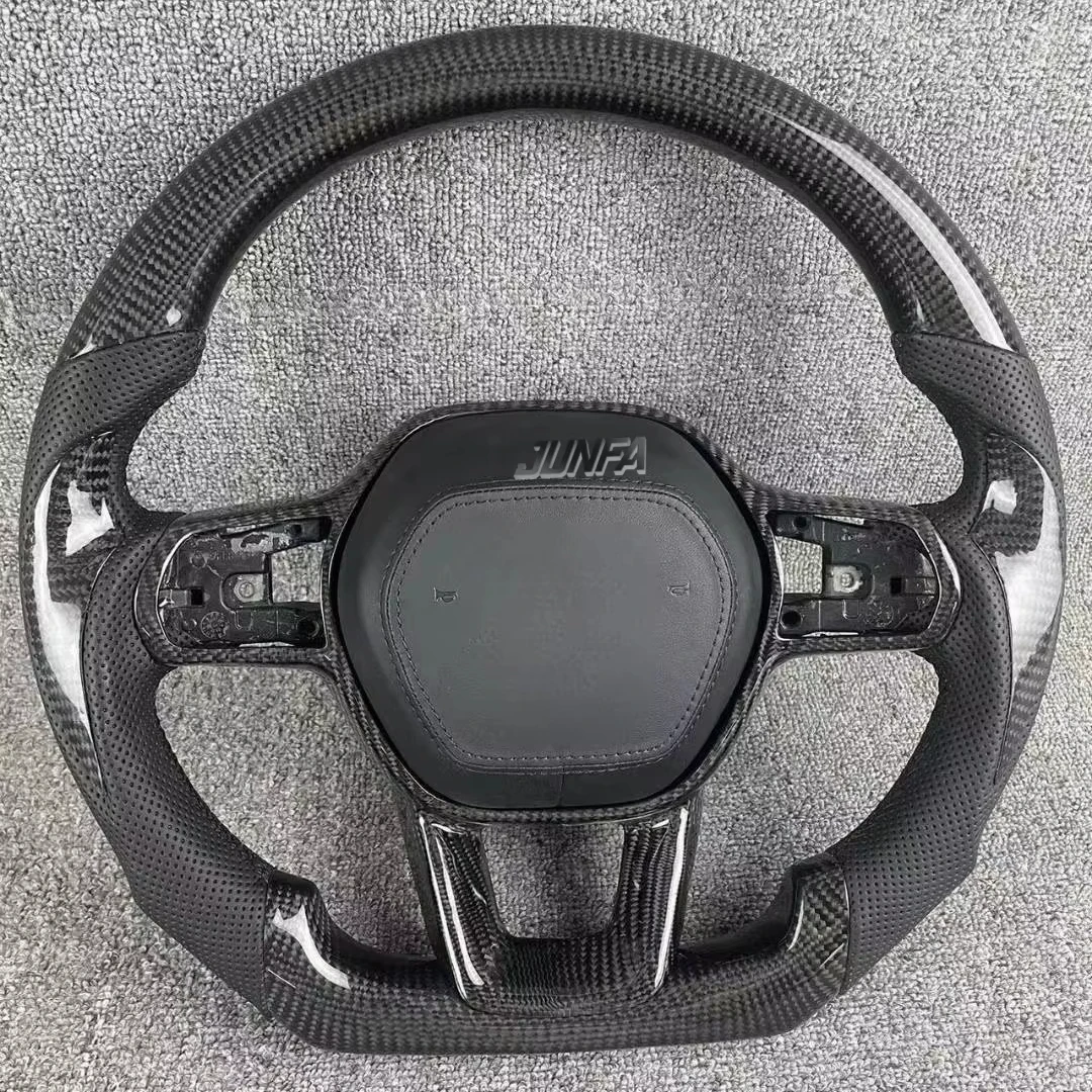 Для Honda Civic 11-го поколения Integra Carbon спортивный руль заводской индивидуальный перфорированный кожаный карбоновый руль
Для Honda Civic 11-го поколения Integra Carbon спортивный руль заводской индивидуальный перфорированный кожаный карбоновый руль
