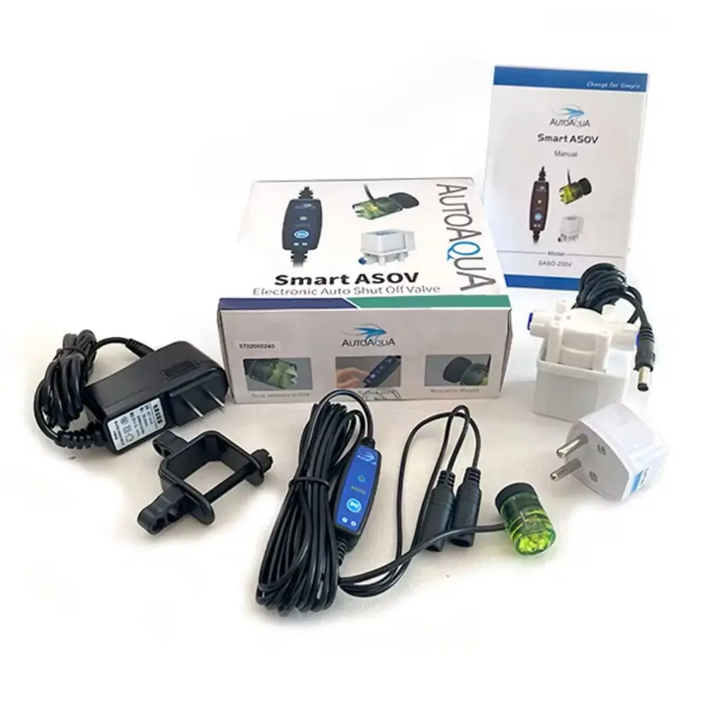 AUTOAQUA-Smart ASOV SASO-200V Electronic Auto Shut Off Valve For Seawater Water Supply RO Machine Intelligent 110-220V Fish Tank
AUTOAQUA-Smart ASOV SASO-200V Electronic Auto Shut Off Valve For Seawater Water Supply RO Machine Intelligent 110-220V Fish Tank