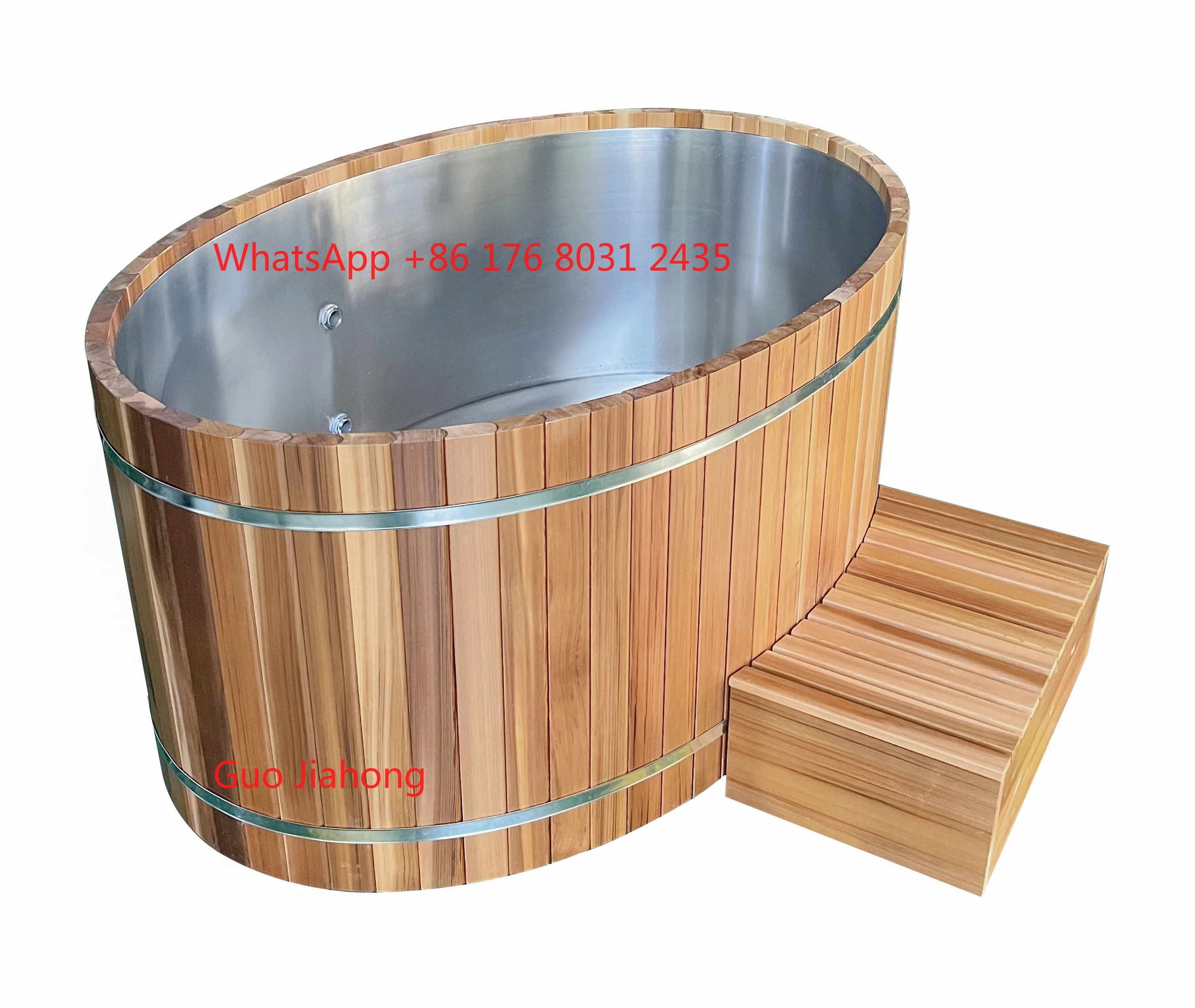 Sports Athlete Fitness Recovery Portable Wood Mobile Cold Plunge Ice Bath Tub Stainless Steel Liner
Sports Athlete Fitness Recovery Portable Wood Mobile Cold Plunge Ice Bath Tub Stainless Steel Liner