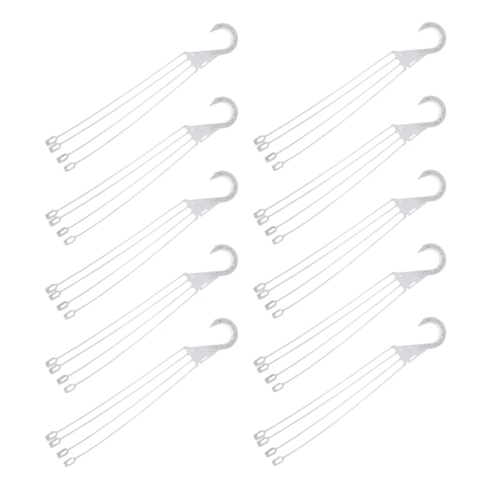 10 Pcs Hanging Basin Hook Resin Flowerpot Hangers Practical Planter Hooks for Wall Lightweight Storage Plant DecorHooks Set
10 Pcs Hanging Basin Hook Resin Flowerpot Hangers Practical Planter Hooks for Wall Lightweight Storage Plant DecorHooks Set