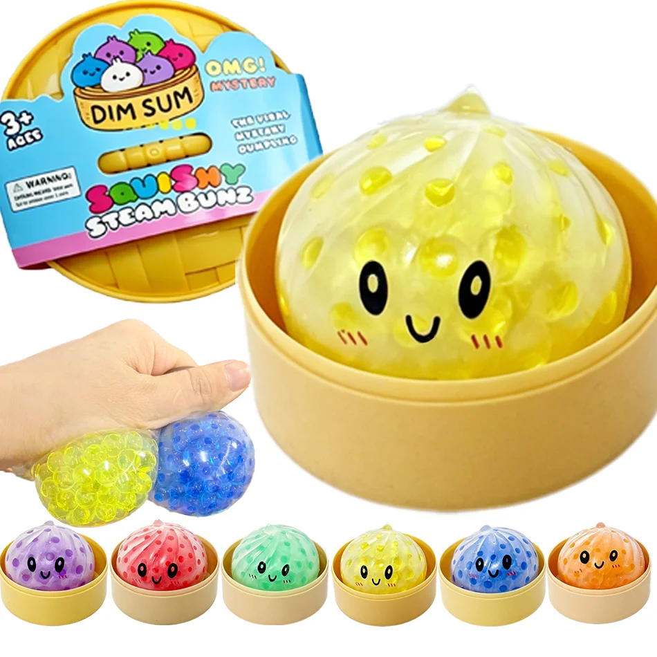 Dumpling Squeeze Toy with Bamboo Steamer, Soft TPR Dough Ball, Realistic Decompression Fidget Toy, Stress Relief Gift
Dumpling Squeeze Toy with Bamboo Steamer, Soft TPR Dough Ball, Realistic Decompression Fidget Toy, Stress Relief Gift
