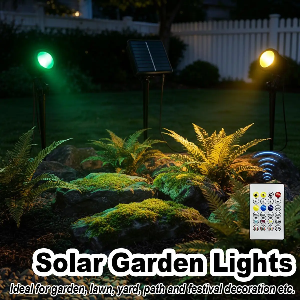 Solar Lawn Light APP Control Bluetooth Color Changing Waterproof Ground Spotlight Backyard Pool Driveway Garden Security Led
Solar Lawn Light APP Control Bluetooth Color Changing Waterproof Ground Spotlight Backyard Pool Driveway Garden Security Led