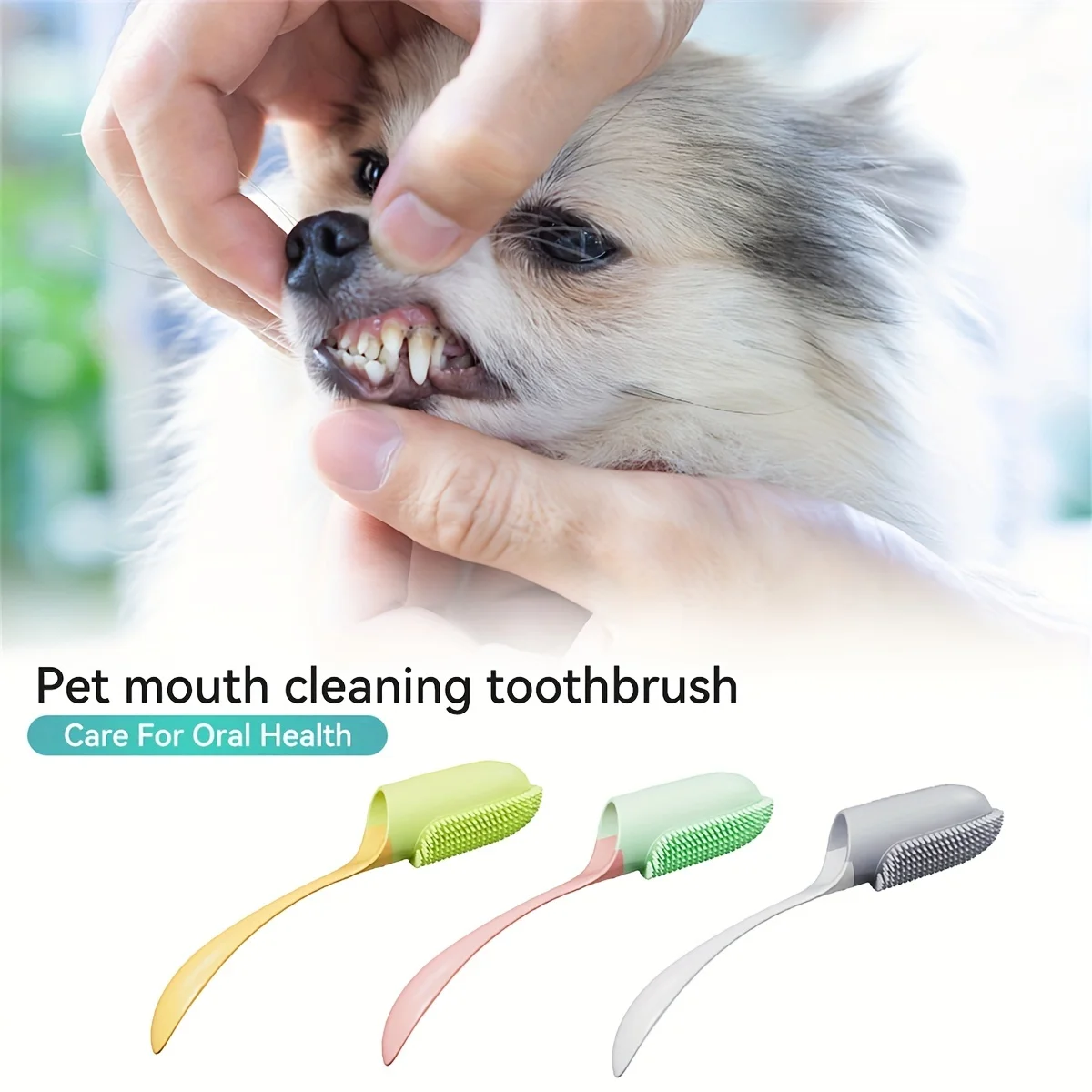 Dog Toothbrush, Cleaning Finger Toothbrush for Dogs, Food Grade Silicone Dog Finger Toothbrush for Dogs & Cats Dental Care
Dog Toothbrush, Cleaning Finger Toothbrush for Dogs, Food Grade Silicone Dog Finger Toothbrush for Dogs & Cats Dental Care 