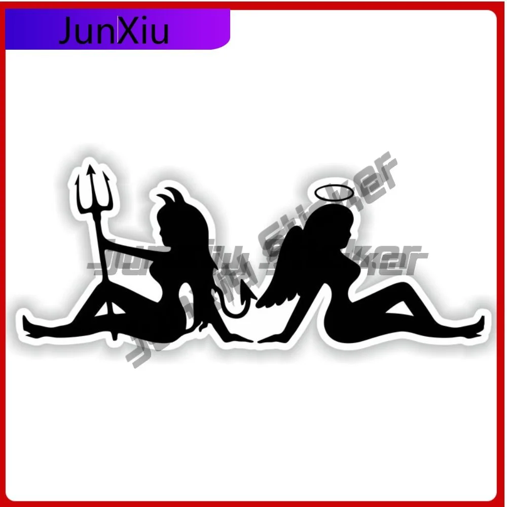 Angel Devil Girls Trendy Cartoon Vinyl Pictures Stickers New Girl Stickers Phone Suv Waterproof Decals Funny Car Decoration Acce
Angel Devil Girls Trendy Cartoon Vinyl Pictures Stickers New Girl Stickers Phone Suv Waterproof Decals Funny Car Decoration Acce