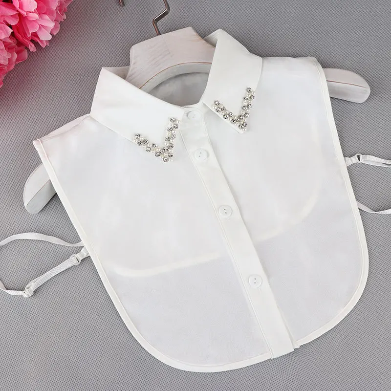 Women's Fashion Detachable Fake Collar Tie Solid Lapel Necklace Decoration Crochet Female Collar Accessory
Women's Fashion Detachable Fake Collar Tie Solid Lapel Necklace Decoration Crochet Female Collar Accessory
