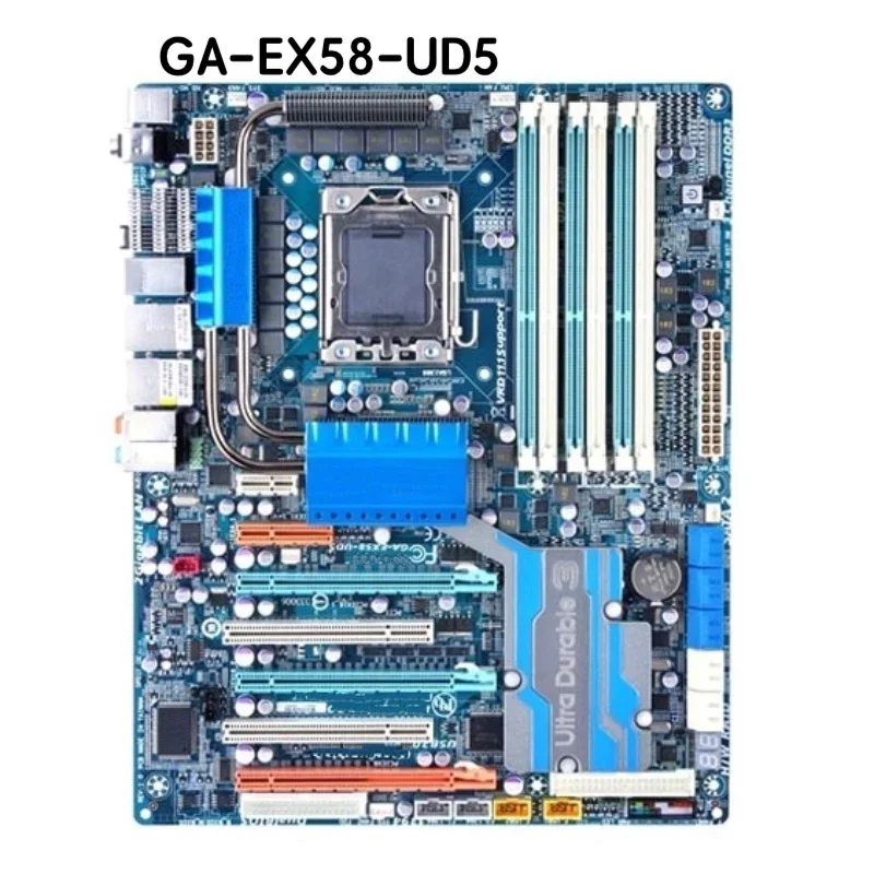 For Gigabyte GA-EX58-UD5 Motherboard EX58 UD5 LGA 1366 DDR3 Mainboard 100% Tested OK Fully Work Free Shipping
For Gigabyte GA-EX58-UD5 Motherboard EX58 UD5 LGA 1366 DDR3 Mainboard 100% Tested OK Fully Work Free Shipping