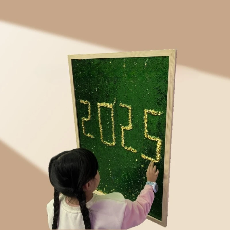 Two-Color Flip Sequins Sensory Wall Panel Interactive Sequins Drawing Board Sensory Room Autism Training Equipment 
Two-Color Flip Sequins Sensory Wall Panel Interactive Sequins Drawing Board Sensory Room Autism Training Equipment