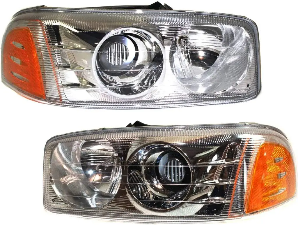 For GMC Sierra 1500 Denali/Yukon XL Headlight Assembly 1999-2006 Pair Driver and Passenger Side DOT Certified | GM2502214 | GM25
For GMC Sierra 1500 Denali/Yukon XL Headlight Assembly 1999-2006 Pair Driver and Passenger Side DOT Certified | GM2502214 | GM25