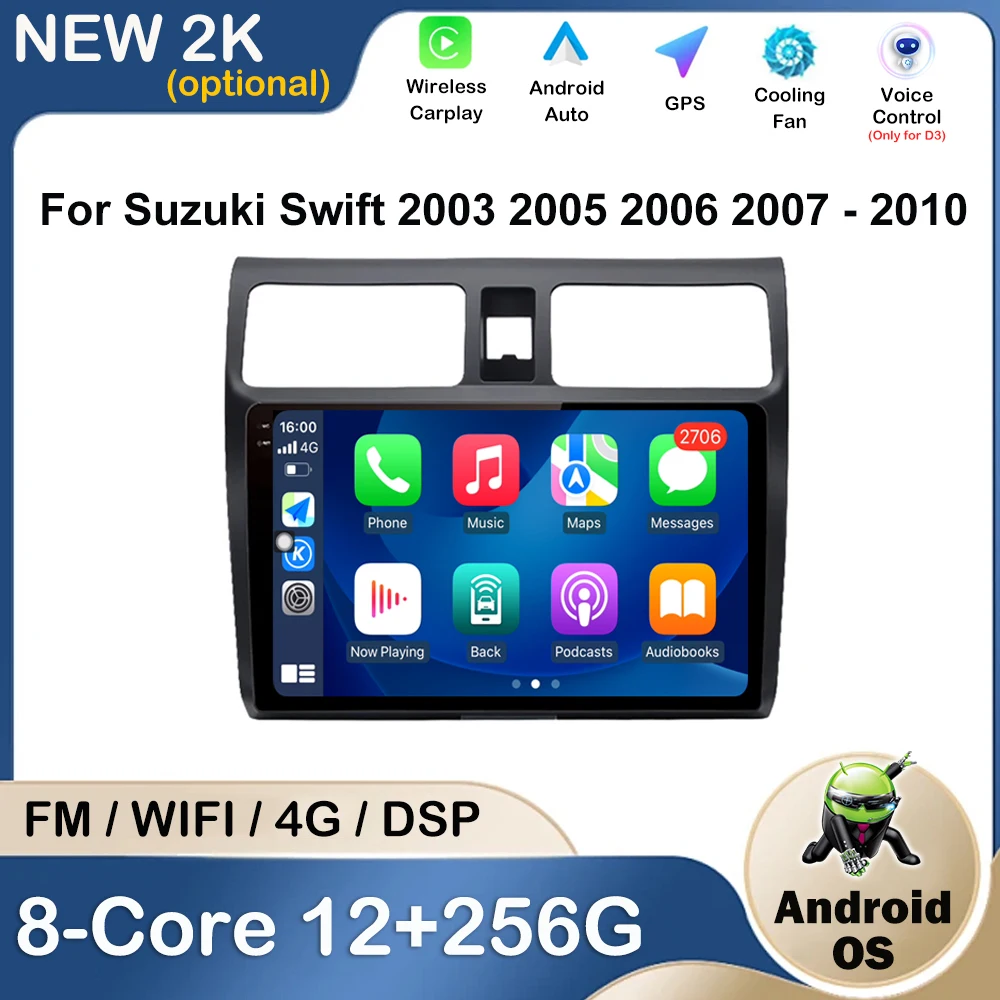 Car Radio Video Player Android OS GPS Navigation DSP HD Screen No 2 din 10.1 inch For Suzuki Swift 2003 2005 2006 2007 - 2010
Car Radio Video Player Android OS GPS Navigation DSP HD Screen No 2 din 10.1 inch For Suzuki Swift 2003 2005 2006 2007 - 2010
