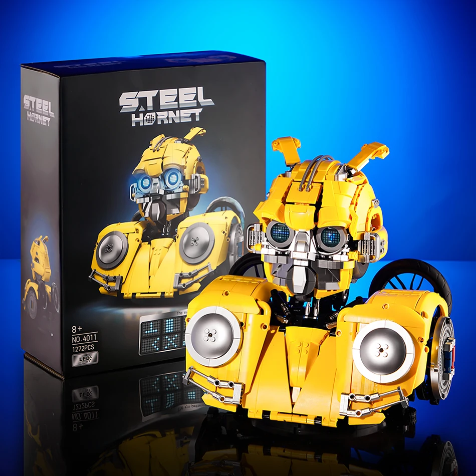 1272 PCS Transformation Robot Half-body Model Building Blocks Steel Hornet Mechanical Skeleton Assembly Bricks Toy for Kids Gift
1272 PCS Transformation Robot Half-body Model Building Blocks Steel Hornet Mechanical Skeleton Assembly Bricks Toy for Kids Gift
