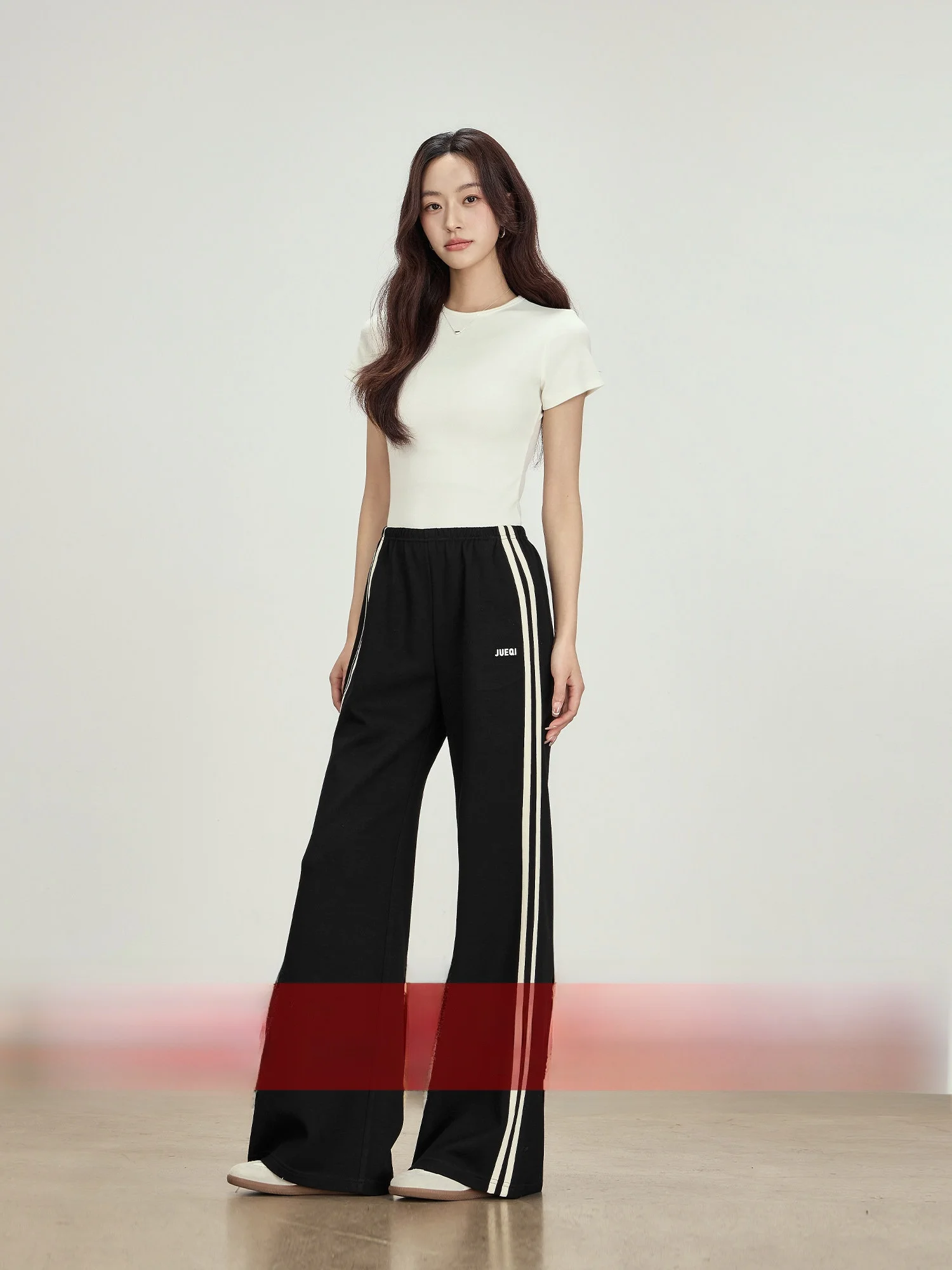 Ele Bla Casual Pants Women's Spring Autumn Design Sensation Drapey Waist Elastic Straight Leg Pants Slimming Effect
Ele Bla Casual Pants Women's Spring Autumn Design Sensation Drapey Waist Elastic Straight Leg Pants Slimming Effect