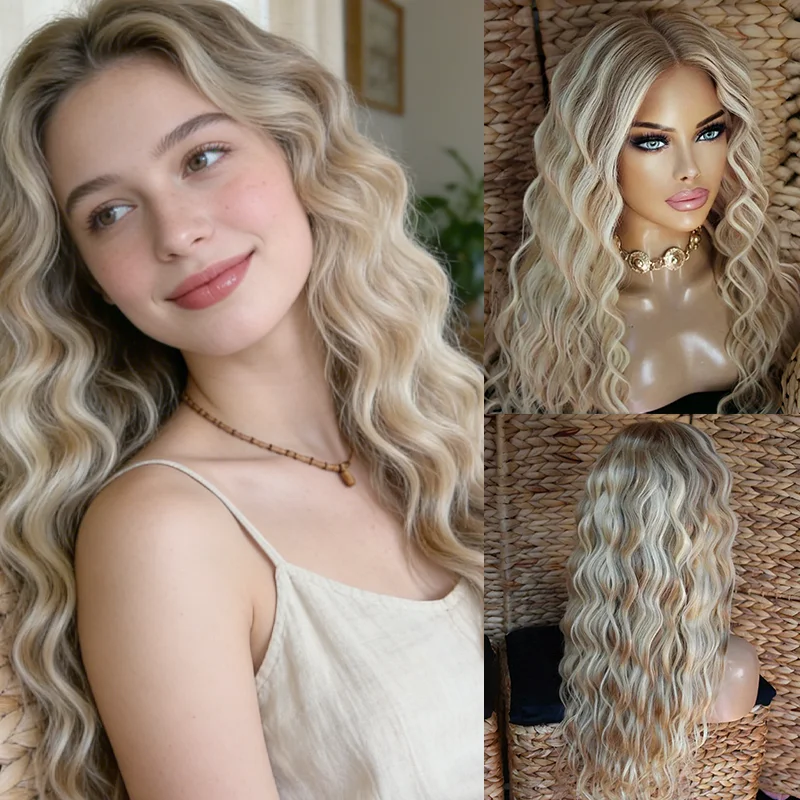 High quality synthetic blend lace front wigs Loose Deep WAVe Lace Wig Honey Ash with White Highlights Colored Glueless 2026 Wig
High quality synthetic blend lace front wigs Loose Deep WAVe Lace Wig Honey Ash with White Highlights Colored Glueless 2026 Wig