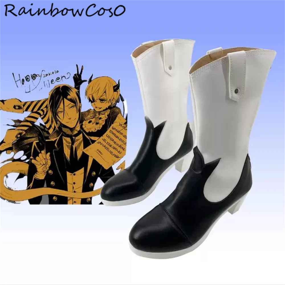 Ciel Phantomhive Black Butler Обувь для косплея Сапоги Игра Аниме Вечеринка Хэллоуин Рождество RainbowCos0 W3931
Ciel Phantomhive Black Butler Обувь для косплея Сапоги Игра Аниме Вечеринка Хэллоуин Рождество RainbowCos0 W3931