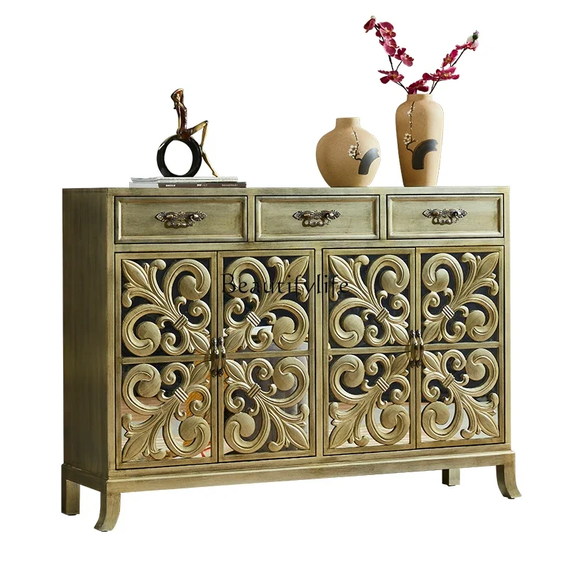 FG44American country side cabinet storage multi-function foyer decorative cabinet
FG44American country side cabinet storage multi-function foyer decorative cabinet