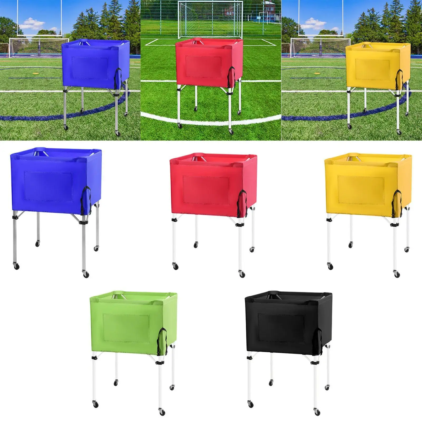 Ball Storage Bin Multipurpose Rolling Sports Ball Cart Sports Equipment Organizer for Volleyball Basketball Gym Indoor Football
Ball Storage Bin Multipurpose Rolling Sports Ball Cart Sports Equipment Organizer for Volleyball Basketball Gym Indoor Football
